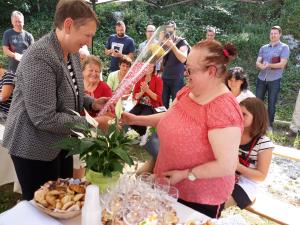 Sekretarka OZRK in Alenka Rajk